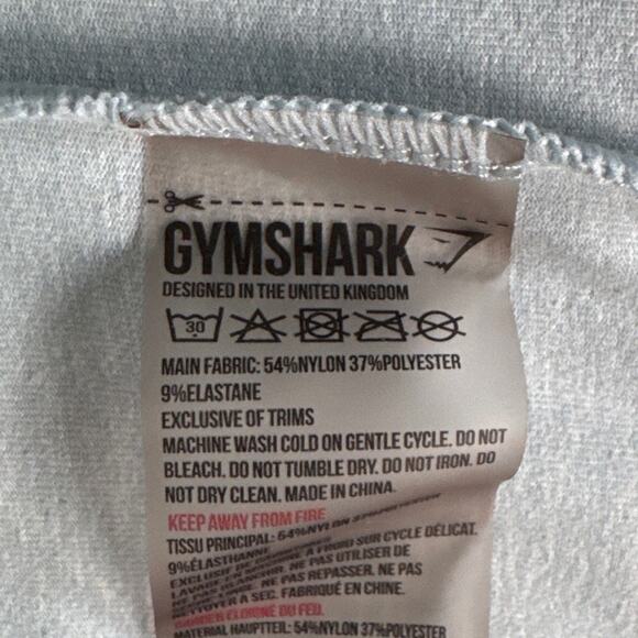 Gymshark Poise Hareem Jogger Sweatpants High Waist Washed Malibu Blue SZ Medium - Picture 10 of 13